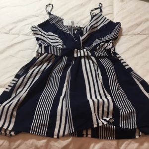 Striped romper